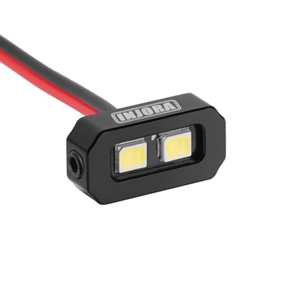 INJORA Rock Lights Kit for SCX10 TRX4 1/10 RC Crawler Upgrade(4LED White)