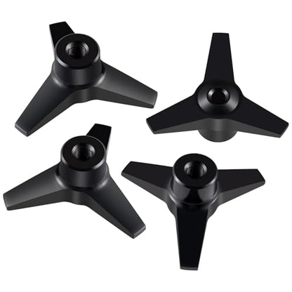 Anodized Aluminum Locknut Wheel Locking Nuts‌ Anti-Loose Nuts RC Truck Wheel Nut Set for 1/10 Scale Tamiya Clod Buster 4×4×4 RC Off-Road Car Truck Upgrades (Black) - color: Black