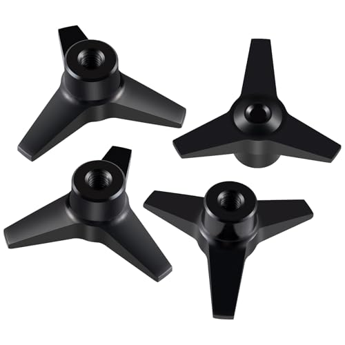 Anodized Aluminum Locknut Wheel Locking Nuts‌ Anti-Loose Nuts RC Truck Wheel Nut Set for 1/10 Scale Tamiya Clod Buster 4×4×4 RC Off-Road Car Truck Upgrades (Black) - color: Black
