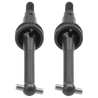 ShareGoo Steel CVD Drive Shaft Dogbone w/Hex Wheel Hubs Hex Adapter Compatible with MJX Hyper Go 14301 14302 1/14 RC Car (Black) - color: Black
