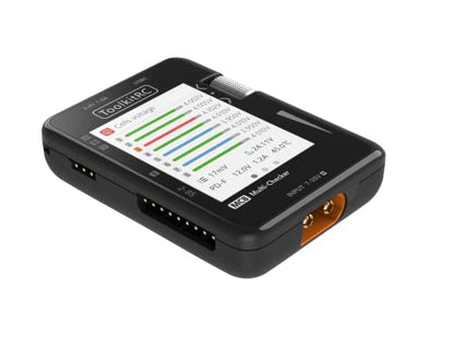 ToolkitRC MC8 Mini Size Cell Checker 32 Bit Battery Multi-Checker PWM Output PPM SBUS Readout for lipos ESC Servo Tester Tool Multi Tool with USB-C Fast Charging