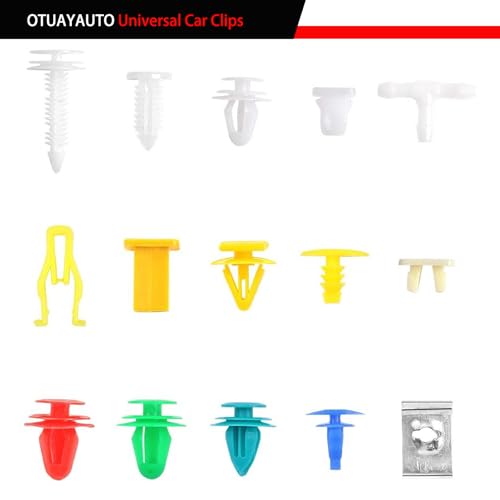 OTUAYAUTO 1000PCS Universal Car Clips Plastic Car Fasteners | Bumper Clips, Door Panel Clip with 39 size Automotive Push Pin, Replacment for All Dodge Models - size: 1000Pcs 39 Sizes Clips for Dodge