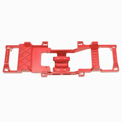 Full Metal Chassis Frame for FMS 1/24 Power Wagon FCX24 RC Crawler Car Model Upgrade Part (Red) - color: Red