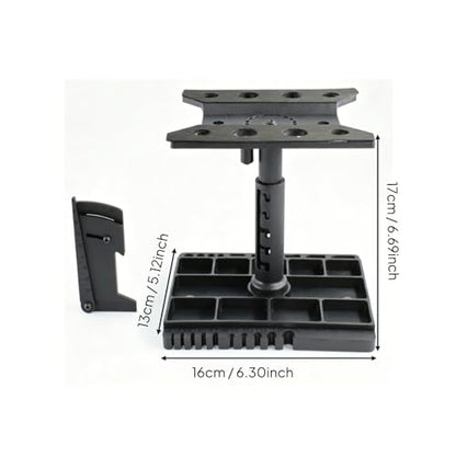 RC Car Repair Stand Angle Gauge RC Repair Stand Workstation Height Adjustable Hobby Tool for Workbench