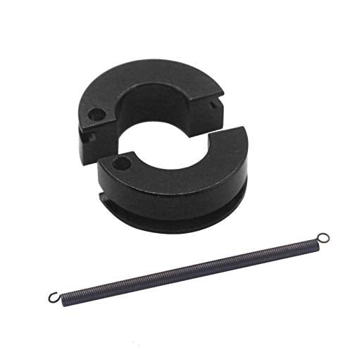 2Pack Vgoohobby Metal Engine Clutch Shoe Spring Upgrade Part Compatible with HSP Redcat Racing Himoto Traxxas 1/10 RC Nitro Racing Car Truck (Black) - color: Black