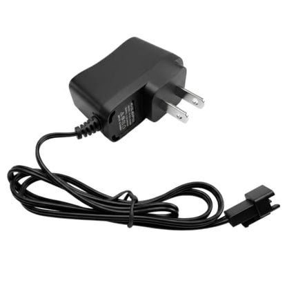 RC Battery Charger for 7.2V NiMH/NiCd Battery Packs, 250mA AC Plug Charger with SM2P Connector for RC Hobbies RC Cars RC Airplanes RC Truck 7.2V Charger