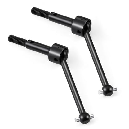 Hard Steel Universal Front & Rear Axle Drive Shaft CVD Set Dogbone Joint Compatible with Tamiya TT02 1/10 RC On Road Touring Car Upgrades