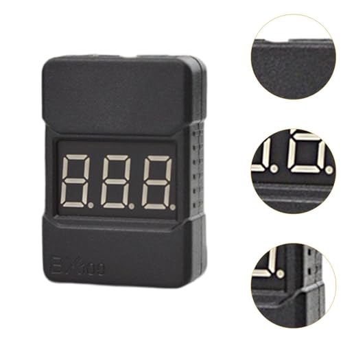 harayaa RC 1-8S Voltage Tester Checker, Alarm Digital Display, RC Spare Parts, Portable
