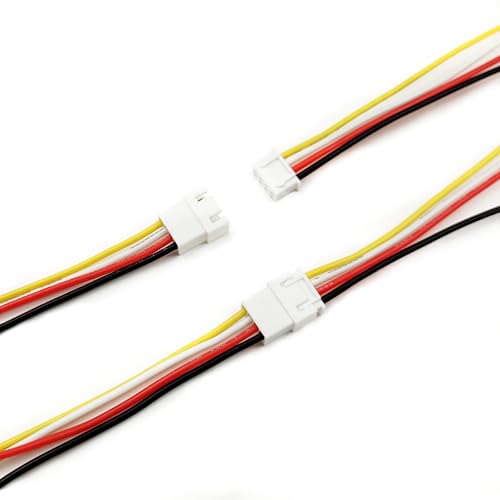 10 Pairs JST XH Connectors Kit XH 2.54mm 4 Pin Male and Female Connector Socket Plug with 10cm 22 AWG Soft Silicone Cable Wires