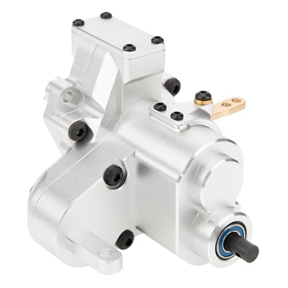 MEUS RACING Dual Speed Transmission Overdrive Gearbox for Vanquish Optic H10 1/10 RC Crawler (Silver) - color: Silver