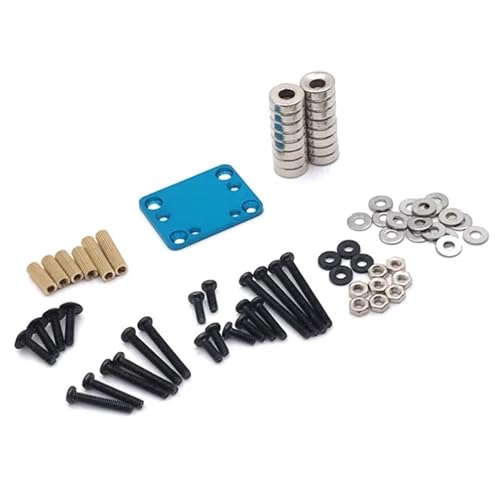 RC Crawlers Components For Wltoys 284131 K999 K979 K969 K989 P939 P929 For Kyosho For MINI-Q RC01 1:28 RC Car Upgrade Parts Body Post Magnet Invisible Fixed Mount(Blue) - color: Blue