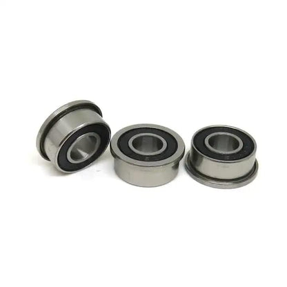 10Pcs F695 2RS Bearing 5 * 13 * 4mm ABEC-7 Flanged Miniature F695 RS Ball Bearings F695RS for VORON Mobius 2/3 3D Print