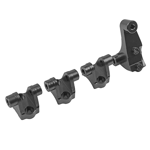 Aluminum Alloy Axle Mount Set Suspension Links Stand Compatible with TRX-4 TRX-6 8227 1/10 RC Crawler Car Upgrade Parts (Titanium) - color: Titanium