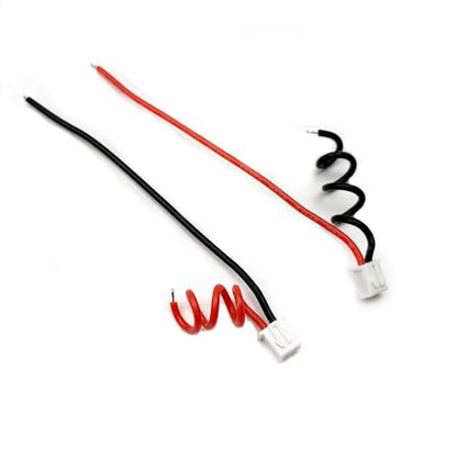 20 Sets Mini Micro JST-XH 2.54mm Pitch 2 Pin Male Connector with 10cm Silicone Wire Cables and Female Socket