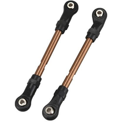 RC Models Parts For Traxxas For TRX4 For TRX-4 10Pcs/Set Metal 1/10 RC Crawler 324mm Wheelbase Unassembled Link Set Plastic Rod End(Black) - color: Black