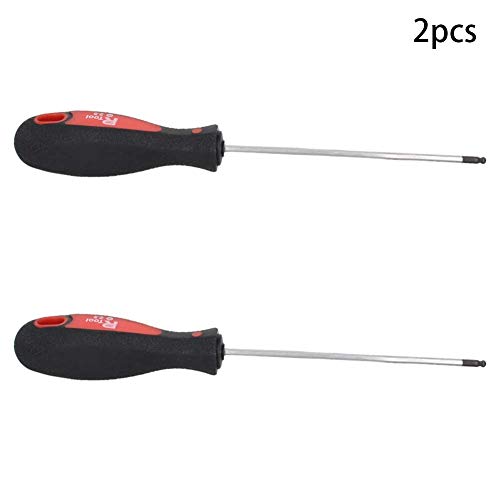 Utoolmart 2.5mm x 100mm Ball Head Precision Screwdriver Hex Design Wrench Hand Tool 2Pcs - color: 2pcs, size: 2.5×100×75mm
