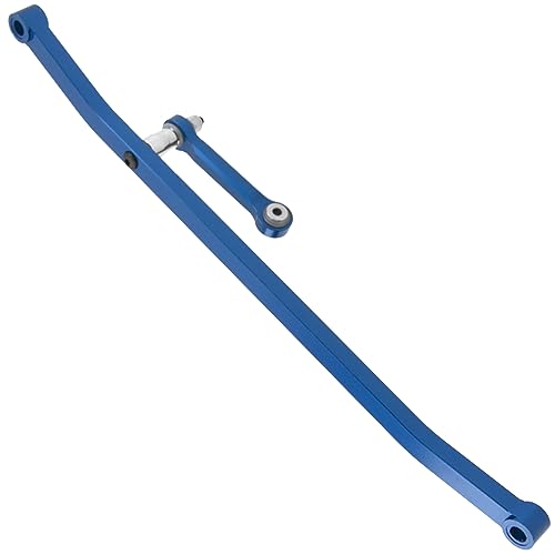 ShareGoo Metal Front Steering Linkage Set Steering Tie Rod #LOS241030 Compatible with 1/8 Losi LMT Soild Axle 4WD RC Monster Truck (Blue) - color: Blue