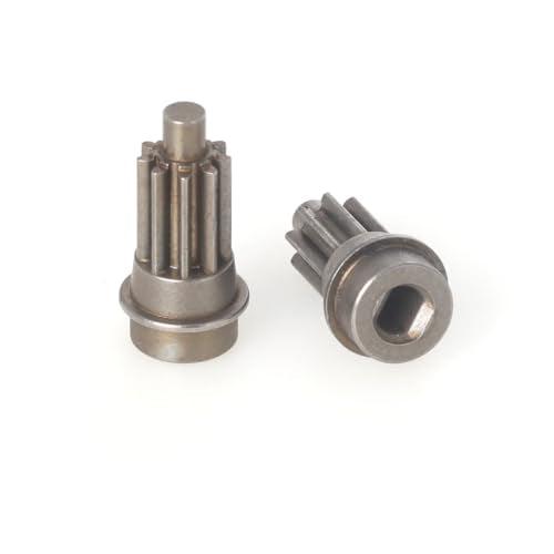 LCX 1/10th RC Crawler Car Metal Front Rear Portal Axle Drive Input Gear 2pcs for TRX4 TRX6, Upgrades Parts Accessories (Rear Axle)