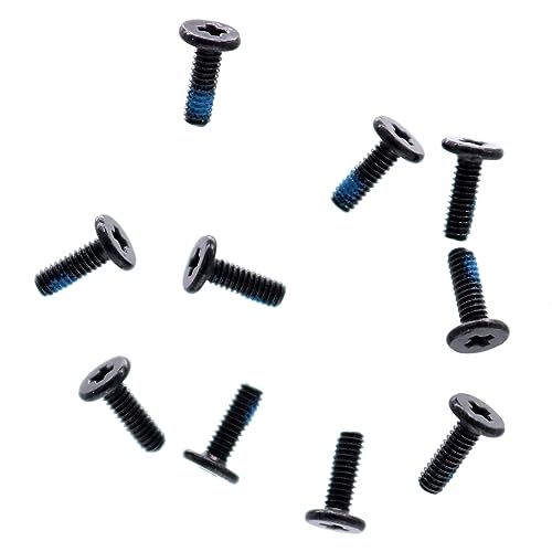 Deal4GO M2x6mm Flat-Head Phillips Screw Replacement for Dell HP ASUS Acer Lenovo MSI Laptop Bottom Case HDD Carrier - Black - size: M2x6.0mm