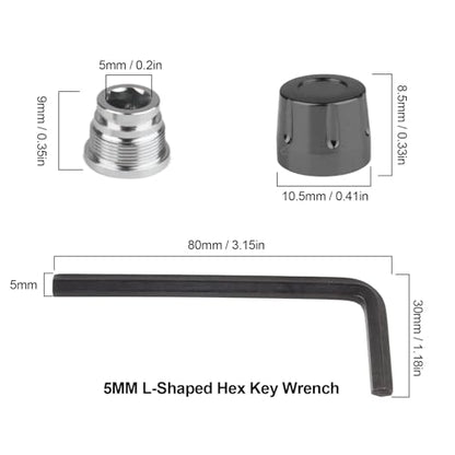 HobbyPark 1.9/2.2 Beadlock Wheel Nuts Locknuts – Aluminum Locking Nuts for 1/10 RC Crawler Car, Fits for TRX4 SCX10 SCX10 II III AXI Capra Redcat Gen8 Gen7 RC4WD & More (Gray) - color: Gray