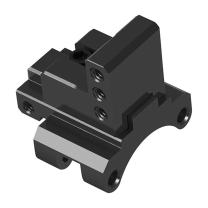 1/24th Adjustable Rear Link Mount Aluminum Link Bracket for Axial SCX24 1:24 RC Model Crawler Car Upgrade Parts (Black) - color: Black