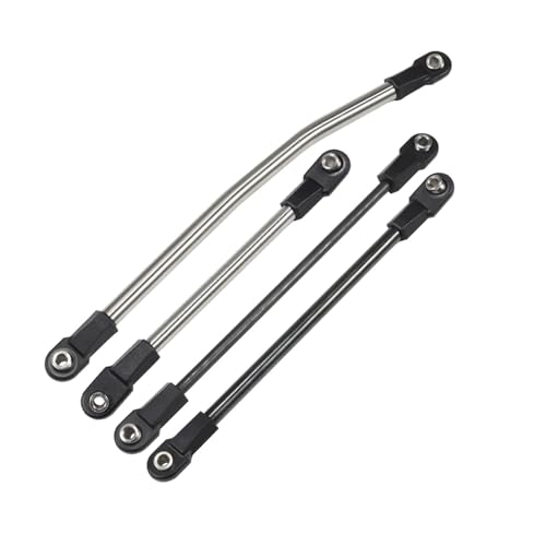 20pcs Link Rod End M4 Ball Joint Head for 1/10 RC Crawler Car for Traxxas TRX‑4 TRX6 SCX10 D90 TF2 CC01 Gen7 Gen8 Upgrades (20pcs Bent) - style: 20pcs Bent