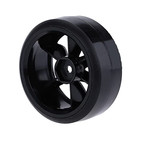 GoolRC 4PCS/Set 1/10 Drift Car Tires Hard Tyre Replacement for Traxxas HSP Tamiya HPI Kyosho On-Road Drifting Car (Black) - color: Black