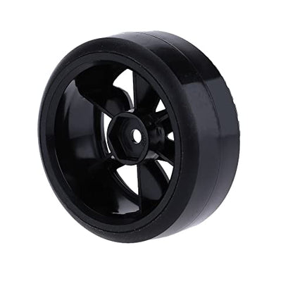 GoolRC 4PCS/Set 1/10 Drift Car Tires Hard Tyre Replacement for Traxxas HSP Tamiya HPI Kyosho On-Road Drifting Car (Black) - color: Black