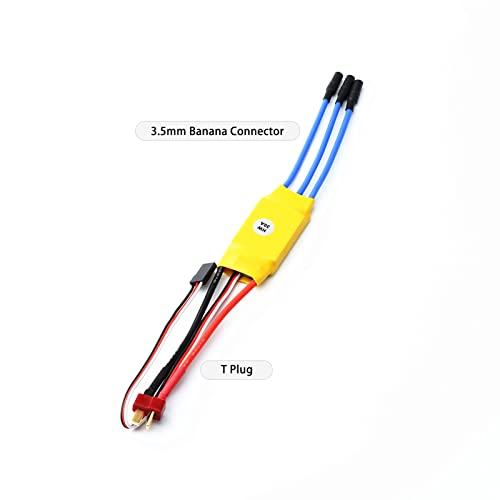 GoolRC 2212 1000KV Brushless Motor 30A ESC with T Plug 3.5mm Banana Connectors for RC Plane Helicopter Electronic Speed Controller - size: 1000kv with esc