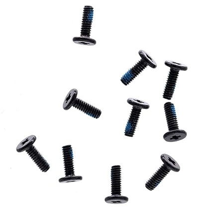 Deal4GO M2x6mm Flat-Head Phillips Screw Replacement for Dell HP ASUS Acer Lenovo MSI Laptop Bottom Case HDD Carrier - Black - size: M2x6.0mm