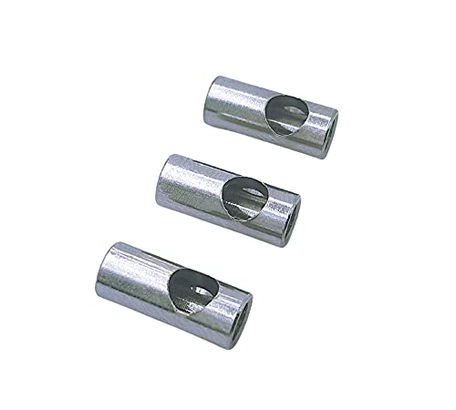 Steel 3.175mm to 5mm Pinion Gear Adapter for 3650 540 550 Pinion Gears | 3.175mm/0.125inch to 5mm/0.196inch Coupler Shaft Motor Pinion Reducer Sleeve Adapter for RC Boat Car Airplane RC Moto