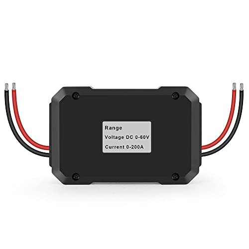 RC 200A Watt Meter Power Analyzer High Precision 200A Power Analyzer Battery Tester LCD Electric Analyzer Voltmeter Ammeter(200A)