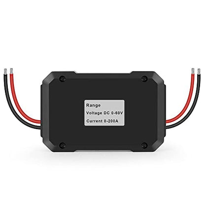 RC 200A Watt Meter Power Analyzer High Precision 200A Power Analyzer Battery Tester LCD Electric Analyzer Voltmeter Ammeter(200A)
