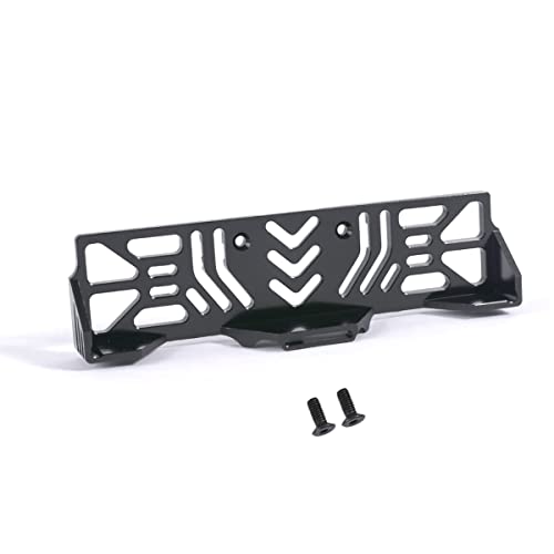 Aluminum Alloy Battery Tray Mount for Axial SCX10 III AXI03007 1/10 RC Crawler Upgrade Parts (Black) - color: Black