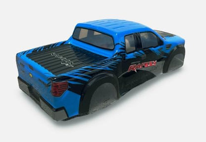 1/10 Scale RC Painted Drift Racing Touring On-Road Car Body Shell for Pick Up Truck F150 Style (Blue) - color: Blue