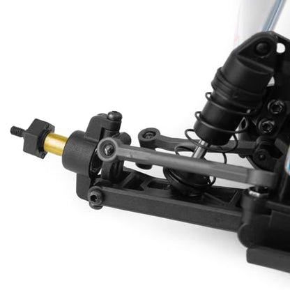 Hard Steel 1144 Front & Rear Axle Drive Shafts (+3mm Wide)/(+5mm Wide) CVD Driveshafts Upgrades Parts Accessories for 1/24 RC Crawler Car Losi Micro-B Buggy Replace (+5MM Wide) - color: +5mm Wide