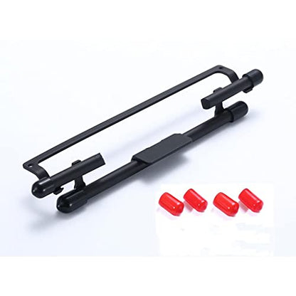 1:10 Metal Bull Bar Bumper Set for WPL D12 RC Crawler Truck Toy, CNC Machined Front Rear Bumper to Your Car, Easy Installation, Upgrade Your Truck Style, 1 - Rear - color: Rear
