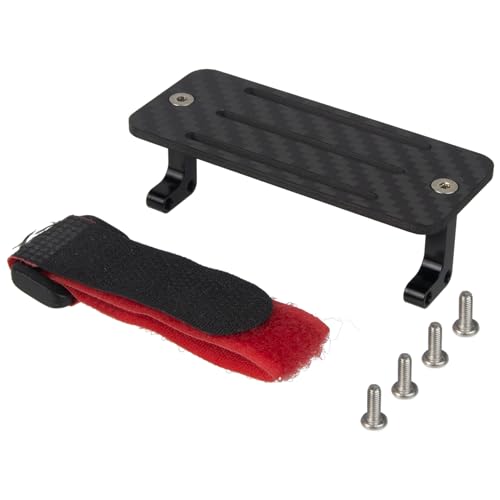 RC Car Carbon Fiber Battery Plate ESC Receiver Mount Battery Tray for 1/10 RC Crawler LCG Chassis GEN2 Axial SCX10 II 90046 90047 86100 Upgrade