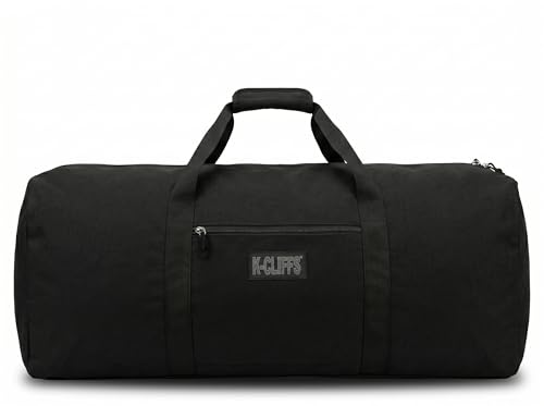 Heavy Duty Cargo Duffel Large Sport Gear Drum Set Equipment Hardware Travel Bag Rooftop Rack Bag - color: Black, size: 21" x 10" x 9"