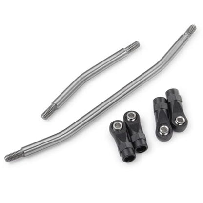 RC Car Parts for Axial for SCX10 II 90046 for SCX10 1/10 RC Car Parts 313/324mm Metal Link Rod Set Linkage Steering W/Ball End Modification RC Car Accessories(324mm) - size: 324mm