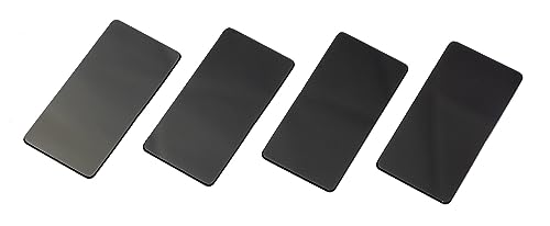 Infinity SMJ1348 1/10EP Touring Car Wingtip Plate (Double Sided Tape Included, Black/0.5mm/4 Pieces)