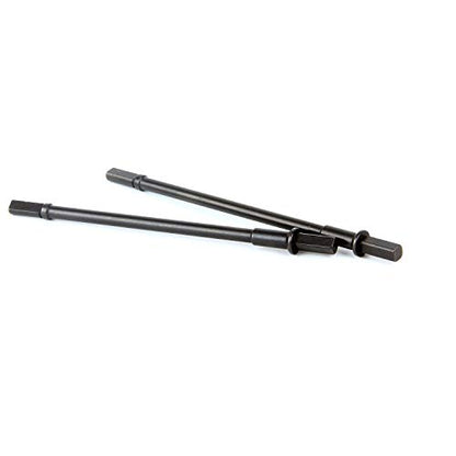 LCX Racing 1/10th RC Crawler Car Hard Steel Rear Axle Drive Shaft Dogbone Straight Shaft for RC Car Axial Capra Unlimited Trail Buggy UTB10, Upgrades Parts Accessories