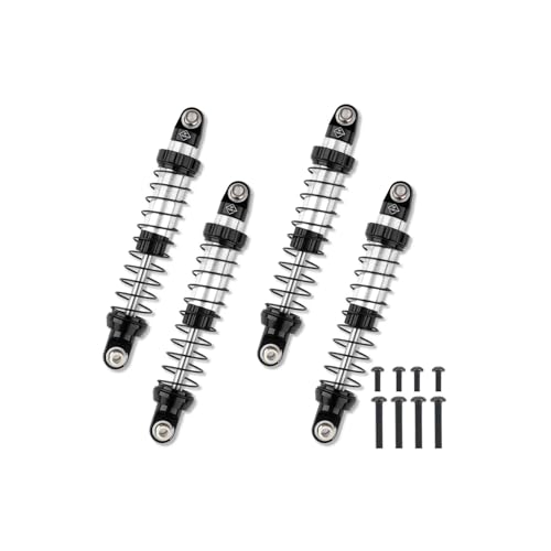 UTB18 Shocks 92MM Long Travel Shocks Absorber for Axial Capra UTB18 Upgrades Trail 4WD 1/18 RC Crawler - color: Black