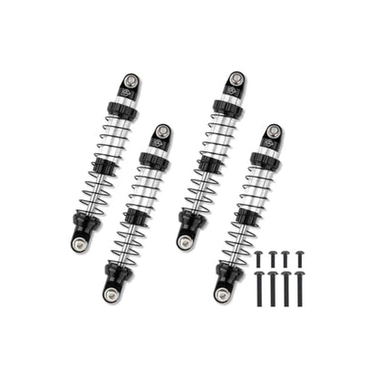 UTB18 Shocks 92MM Long Travel Shocks Absorber for Axial Capra UTB18 Upgrades Trail 4WD 1/18 RC Crawler - color: Black