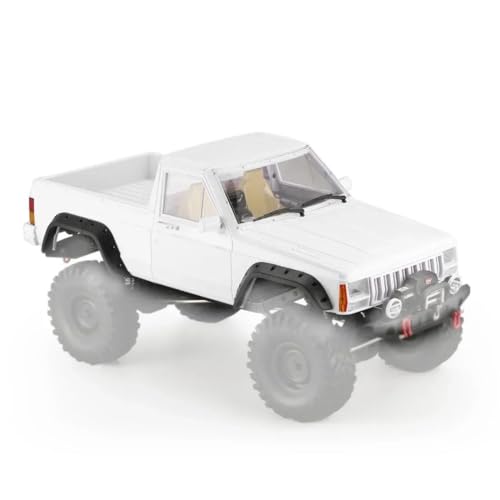 RC Car Hard Body Shell Kit,313mm Wheelbase Cherokee Body Car Shell for 1/10 RC Crawler Axial SCX10 & SCX10 II 90046 90047 TRX4 Kit (White, Pickup A) - color: White, Pickup a