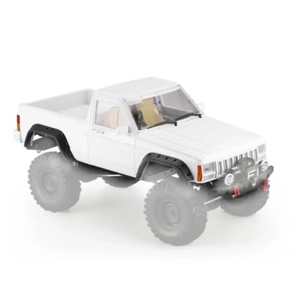 RC Car Hard Body Shell Kit,313mm Wheelbase Cherokee Body Car Shell for 1/10 RC Crawler Axial SCX10 & SCX10 II 90046 90047 TRX4 Kit (White, Pickup A) - color: White, Pickup a