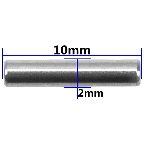50Pcs Vgoohobby 2x10mm Pin Hex Wheel Hub Nut Pins Compatible with HSP Redcat Wltoys Traxxas MJX Hyper Go 1/10 1/14 1/16 RC Car