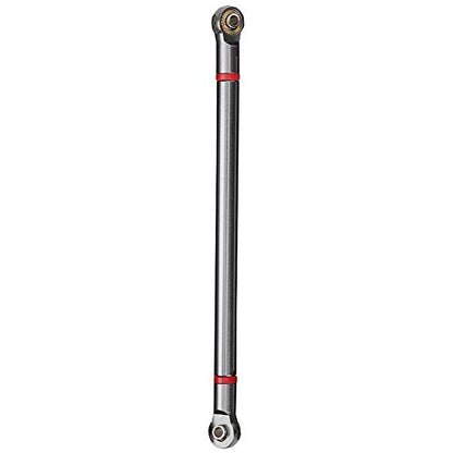 8Pcs Aluminum Alloy Chassis Link Rod for 1/10 Scale SCX10, 313mm Wheelbase, Remote Control Crawler Car, Superior Material Upgrade, Compatible with 4-Link Front and Rear Axle
