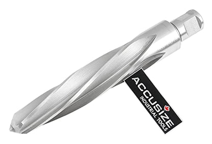 Accusize Industrial Tools 1-1/16'' H.S.S. Aligning Reamer with 3/4'' / 0.75'' Weldon Shank, Spiral Flute, 0521-1716 - size: 1-1/16 in