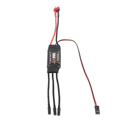 Brushless ESC 30A V2 RC Airplane Drone Motor Electric Speed Controller T Plug to Banana Female 3.5mm Lipo 2-4s
